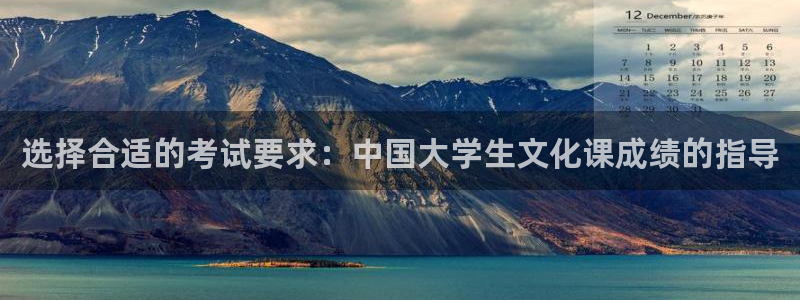 桃花源电影完整版：选择合适的考试要求：中国大学生文化课成绩的指导